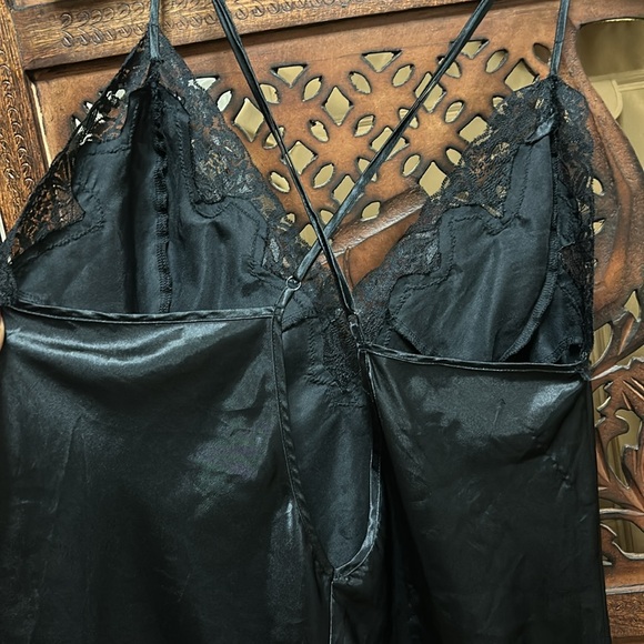 Frederick’s of Hollywood Slip Dress with Crisscross Back - Picture 6 of 7